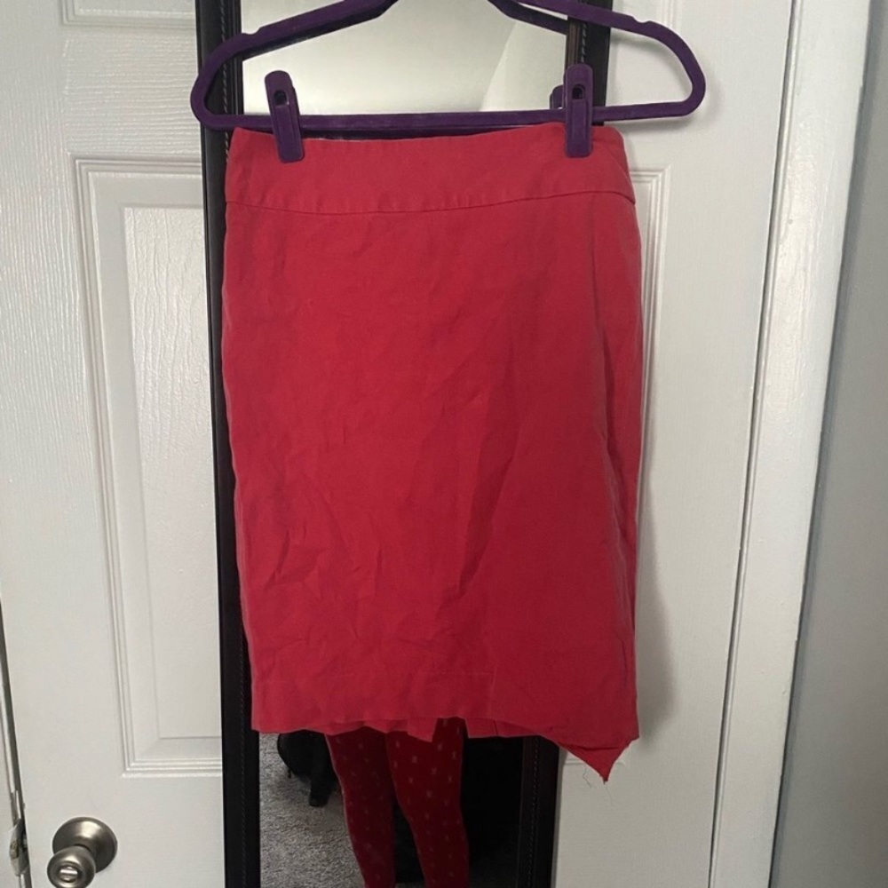 Chic Asymmetrical Pink Skirt